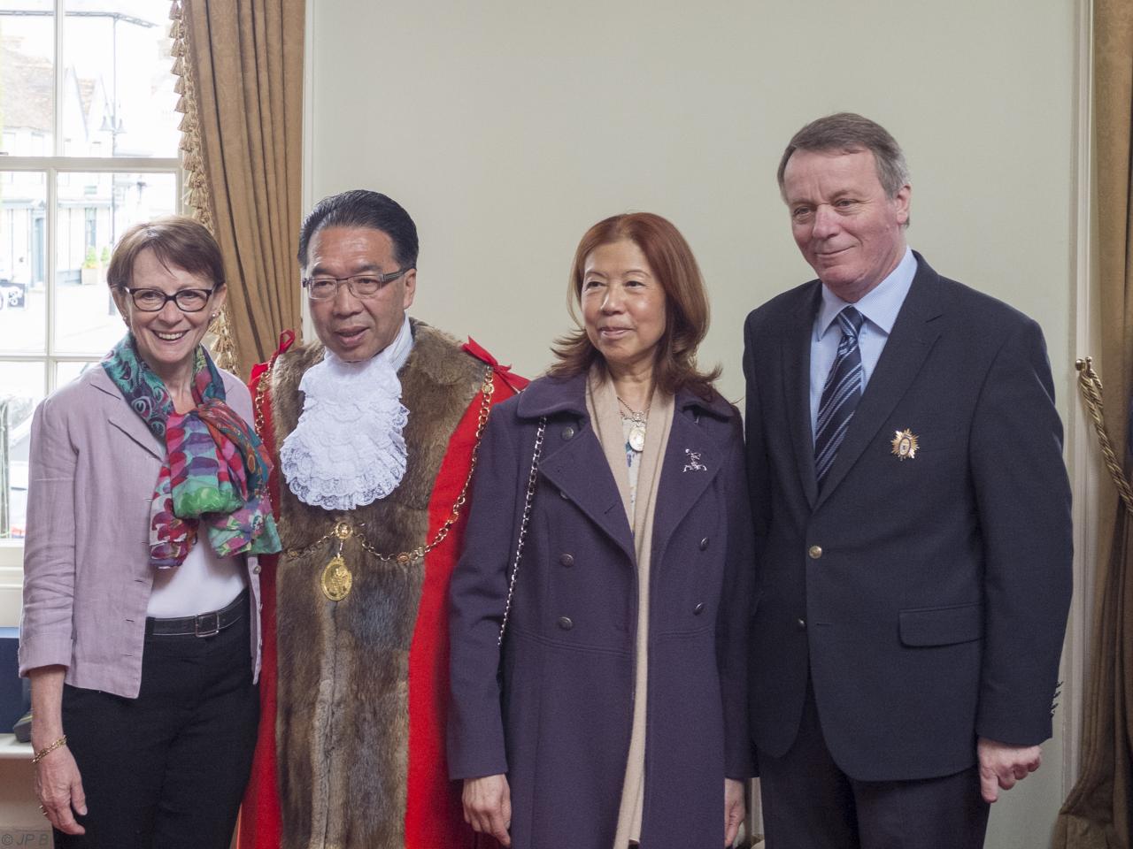 Patrick Chung , sa femme, Eric Verrier et sa femme