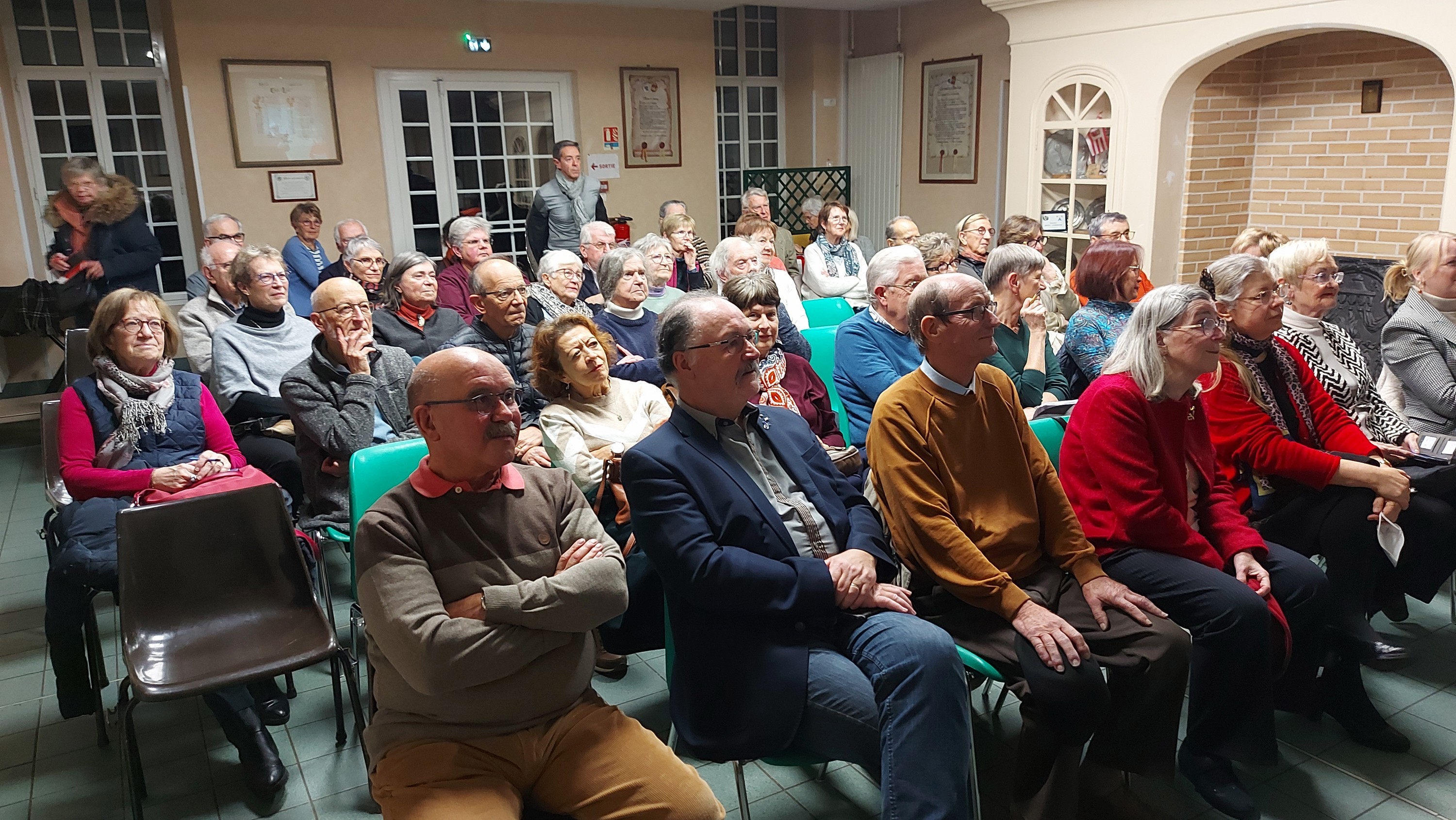 Une audience captivée