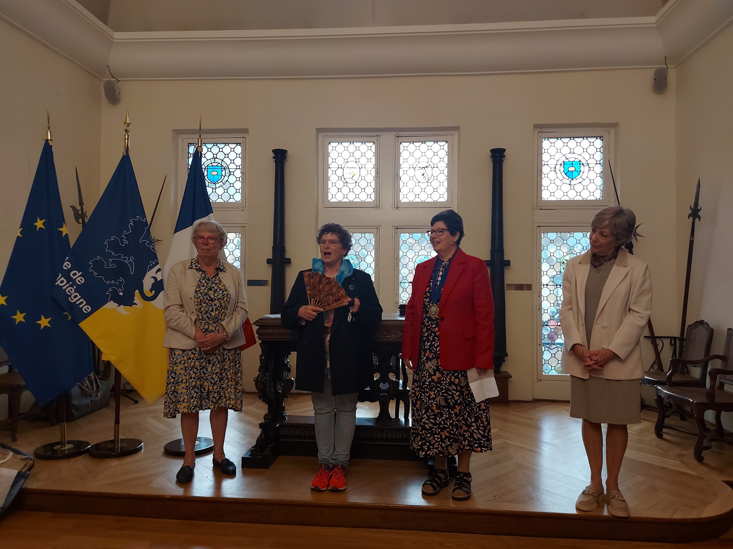 Réception à l'Hôtel de Ville