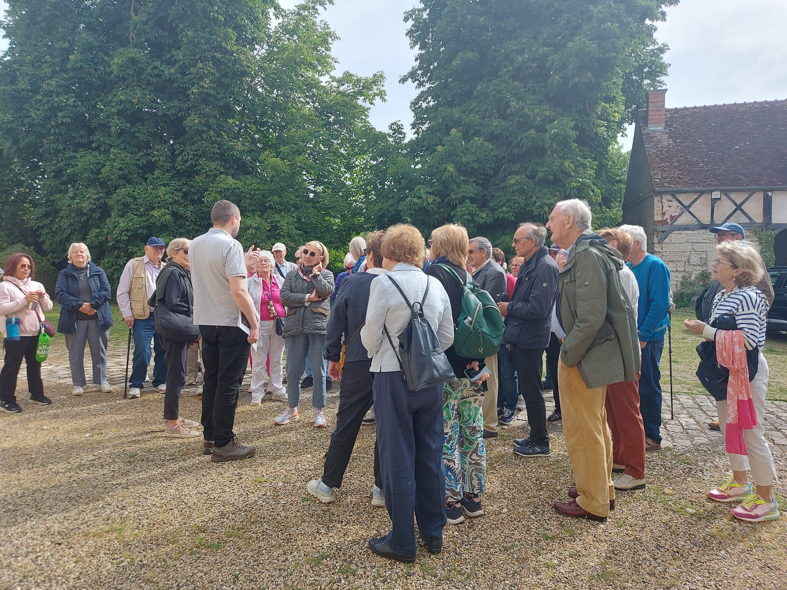 Le guide et notre groupe