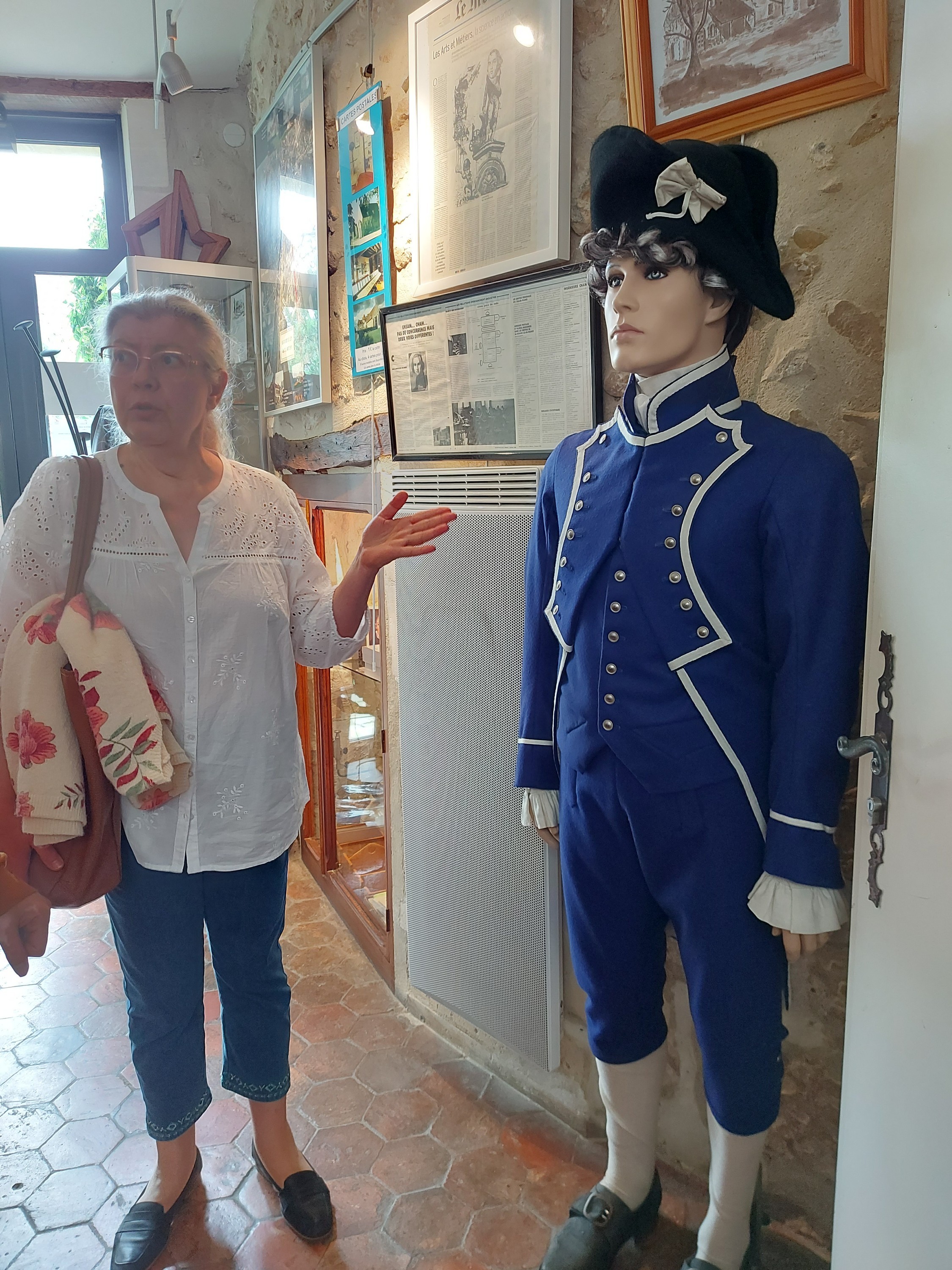 Isabelle traduisant en anglais