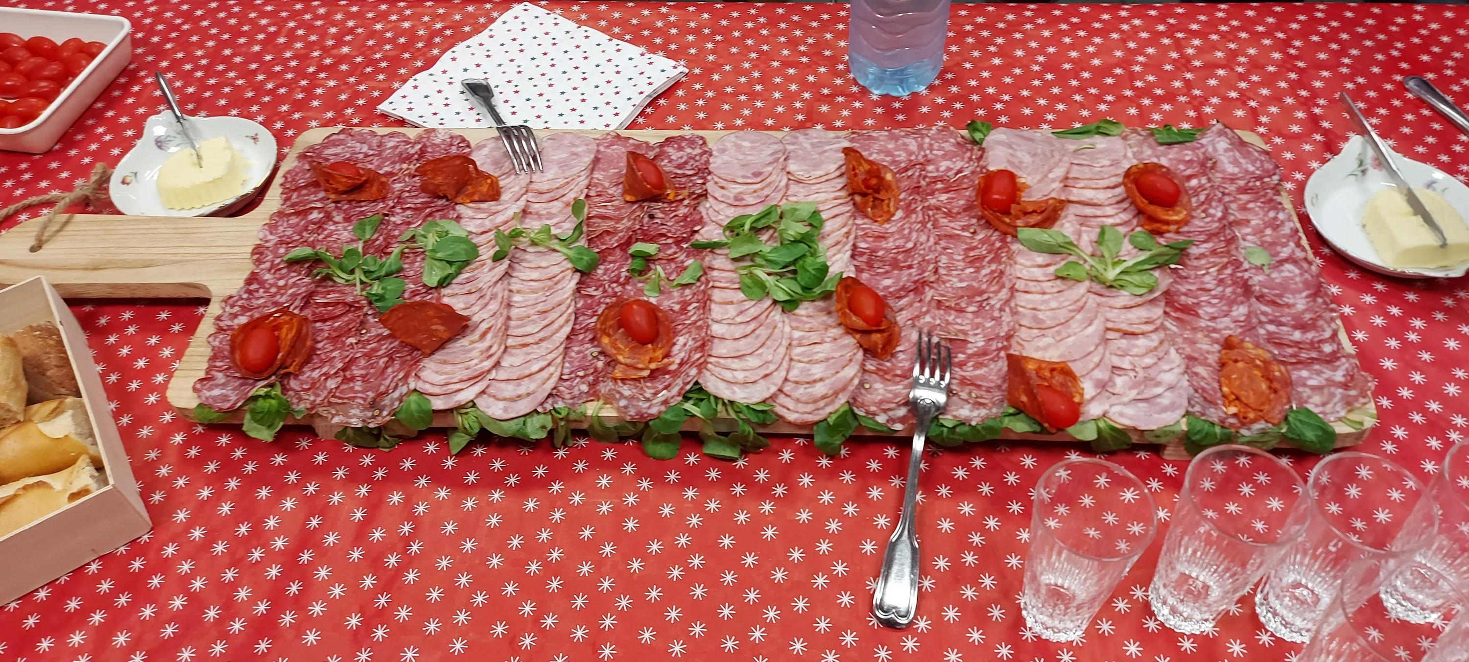 Le buffet de charcuterie