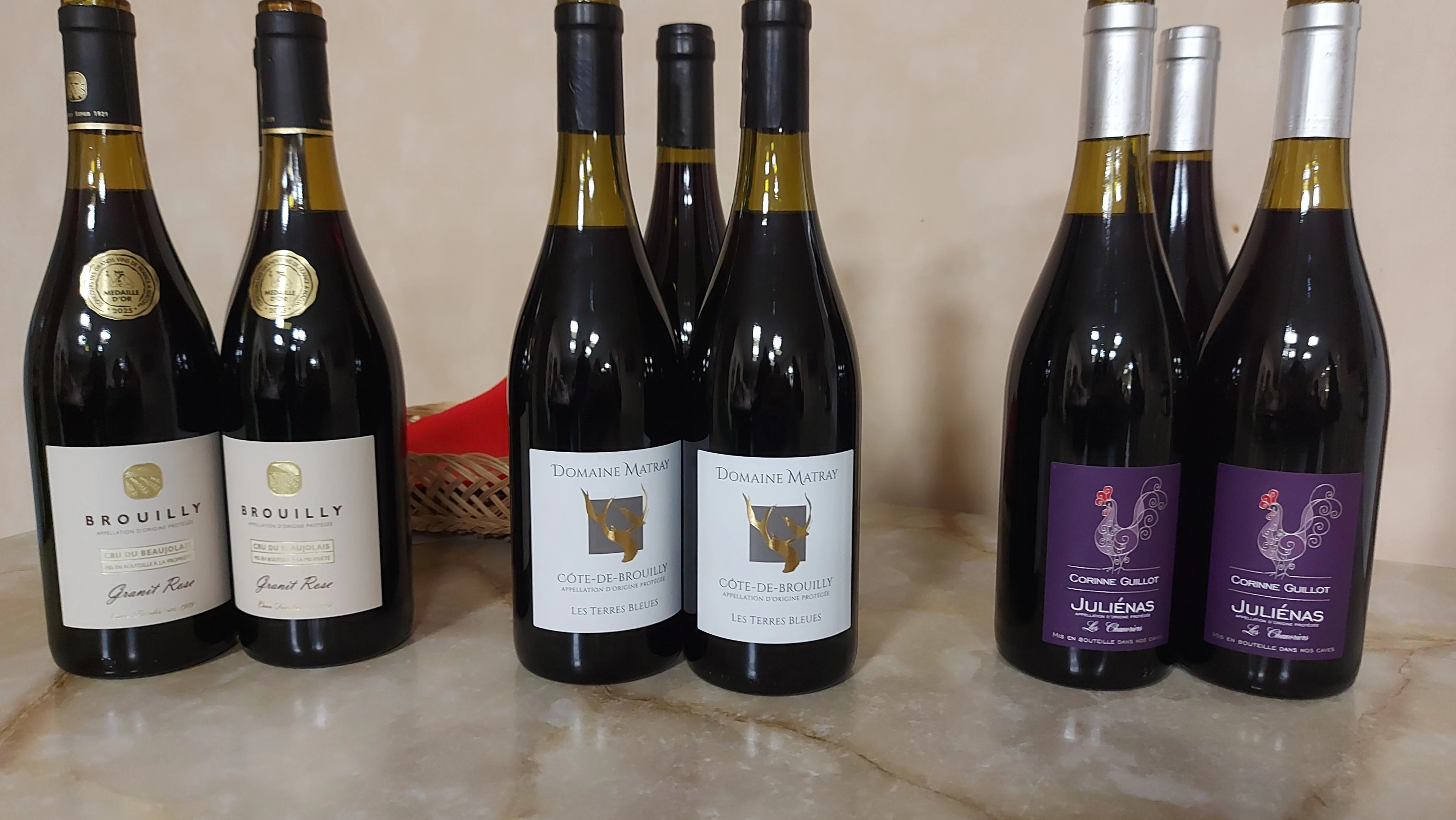 Brouilly, Côte de Brouilly, Juliénas