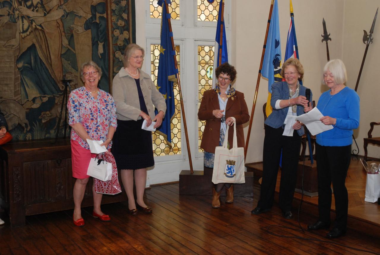 réception à l'hôtel de ville