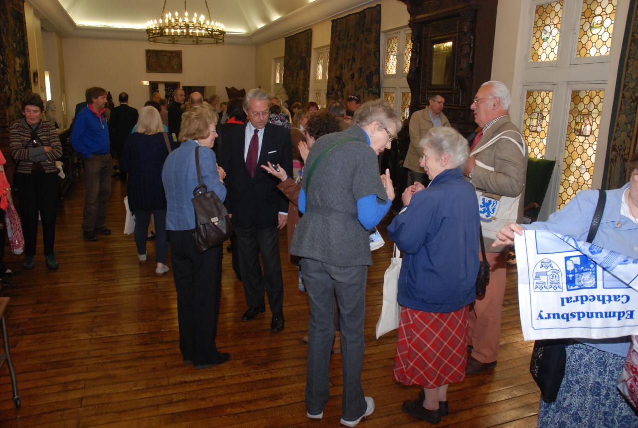 réception à l'hôtel de ville