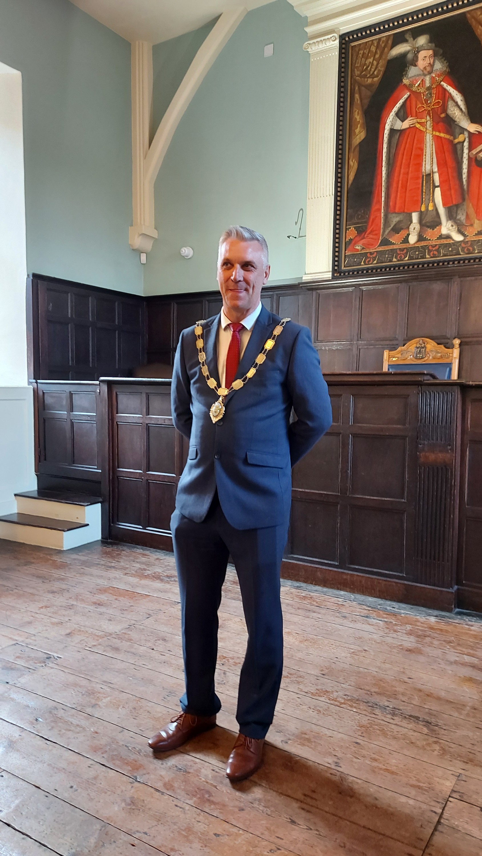 Le maire de Bury St Edmunds