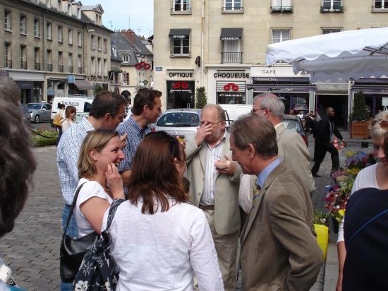 réception à l'Hôtel de Ville