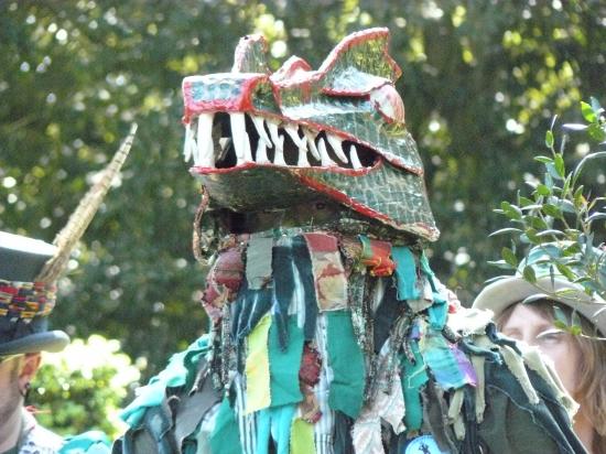 Un musicien des Green Dragons Morris