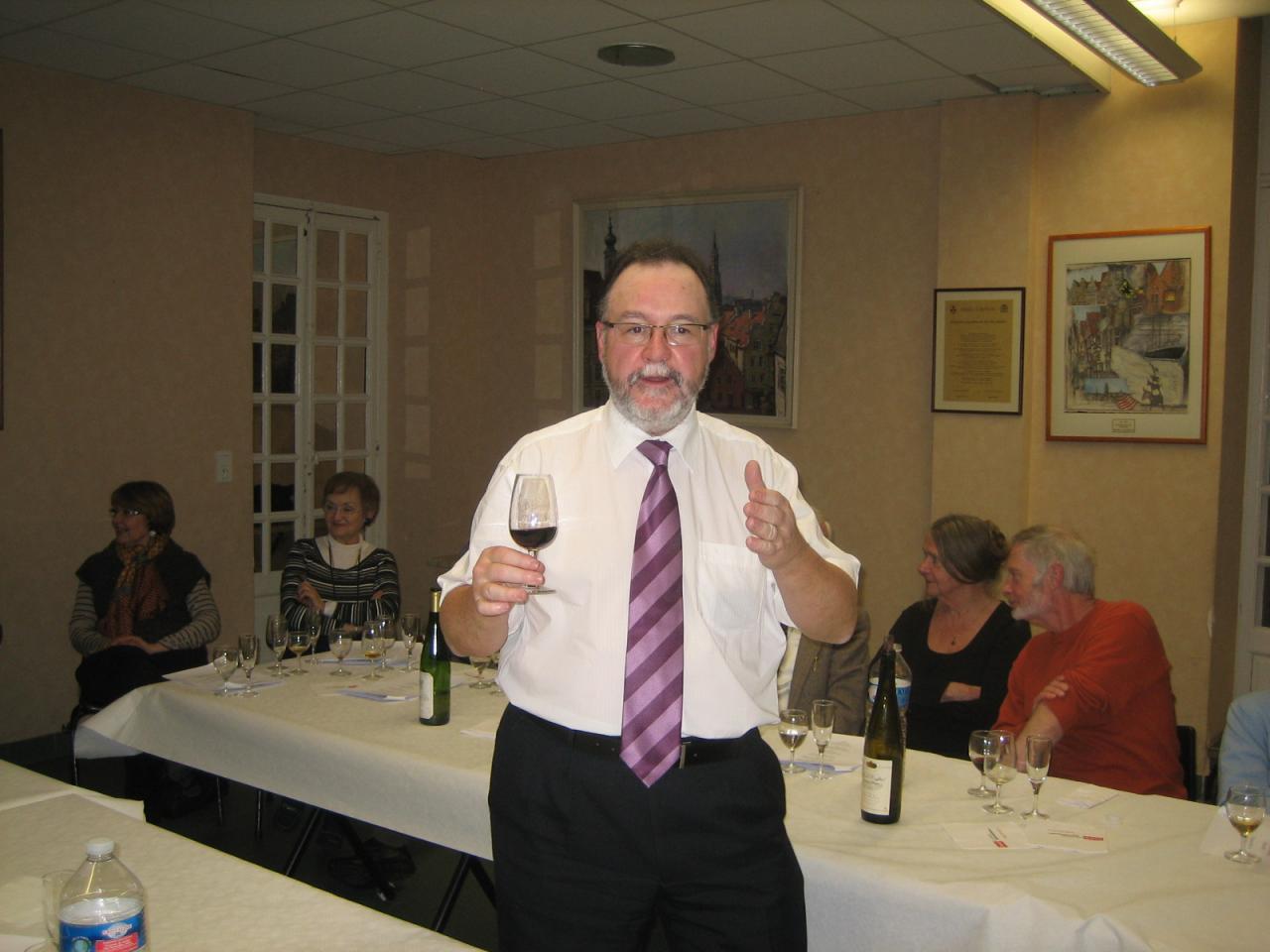 Next year will François speak about English red wines?