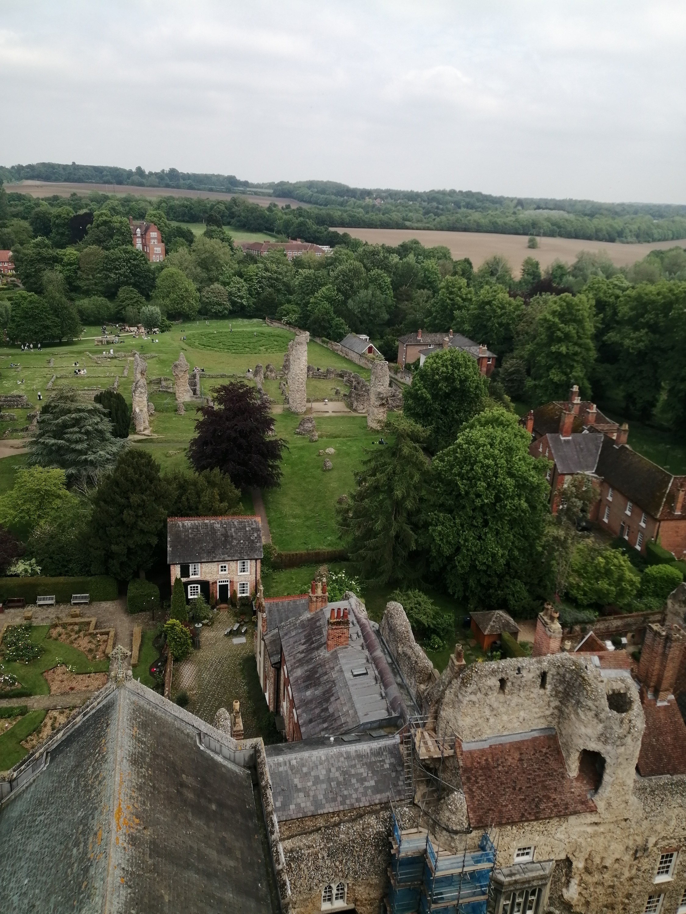 Bury vu du haut de la tour par Floriane