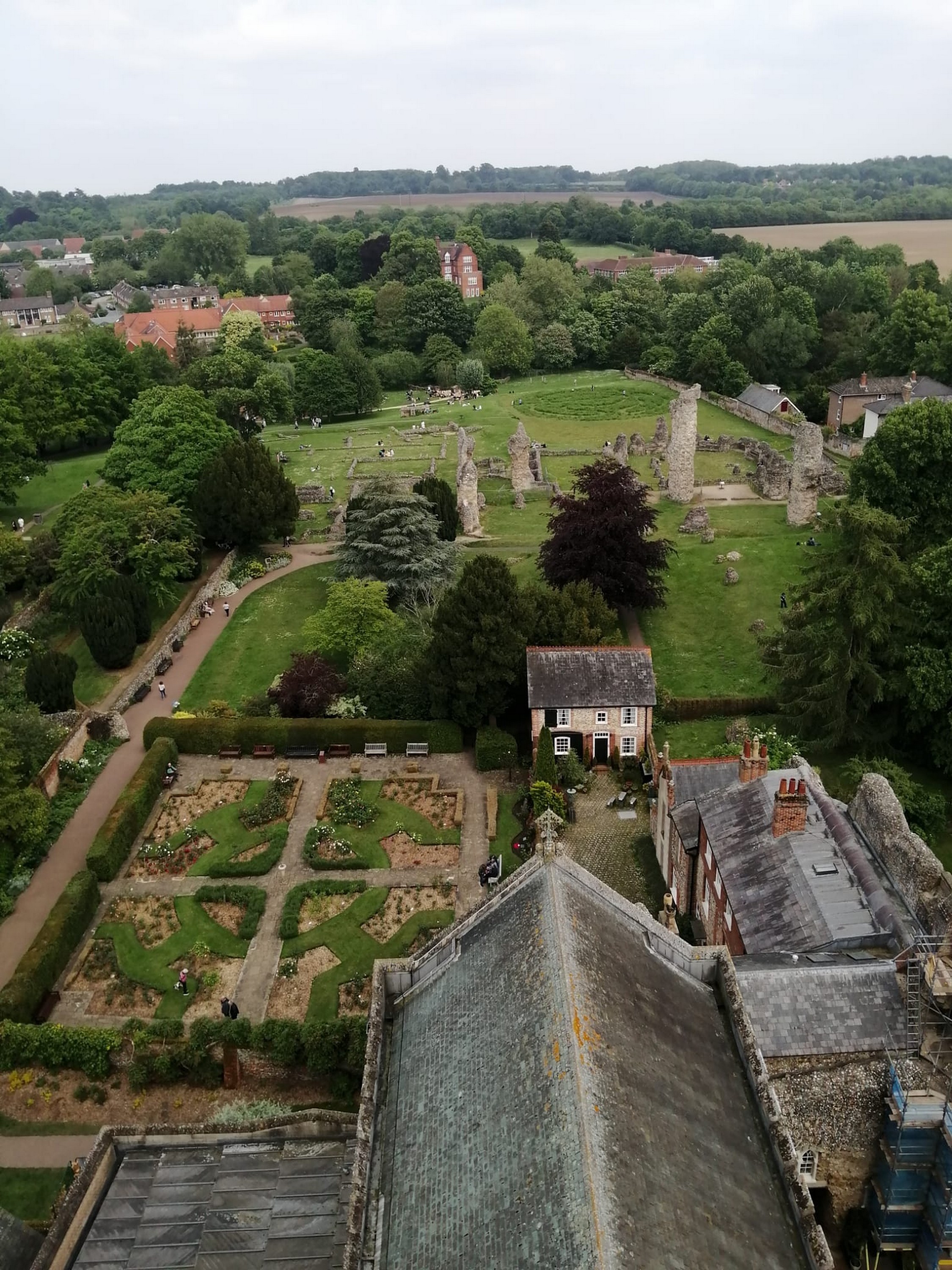 Bury vu du haut de la tour par Floriane