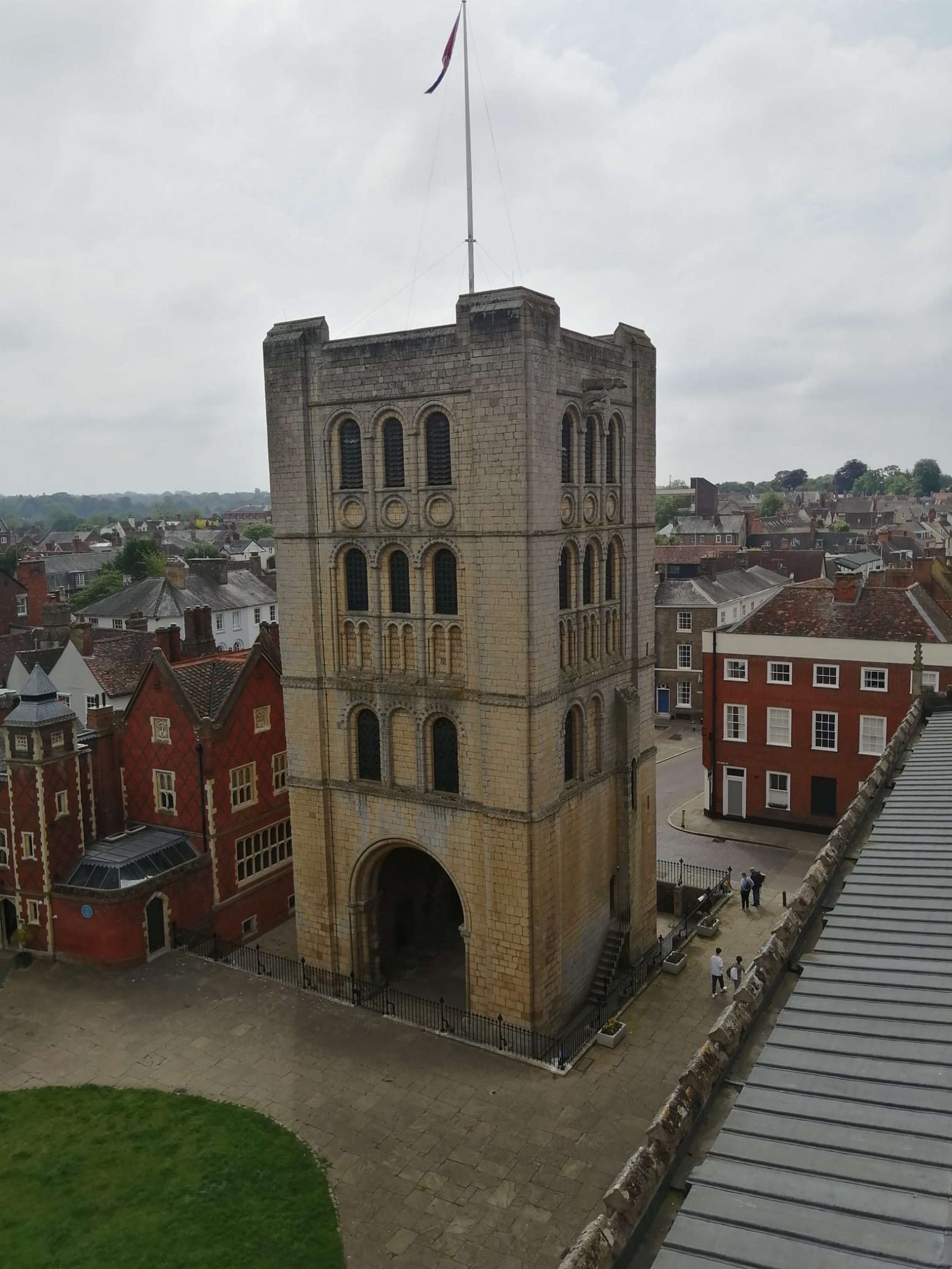 Bury vu du haut de la tour par Floriane