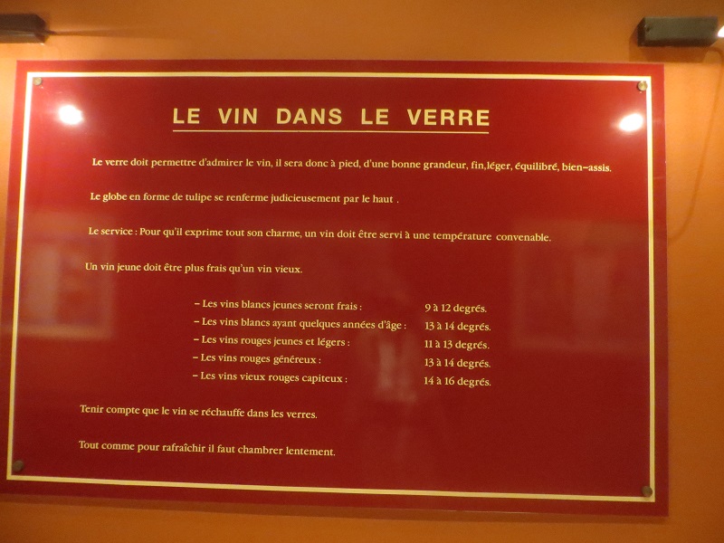 Le vin dans le verre