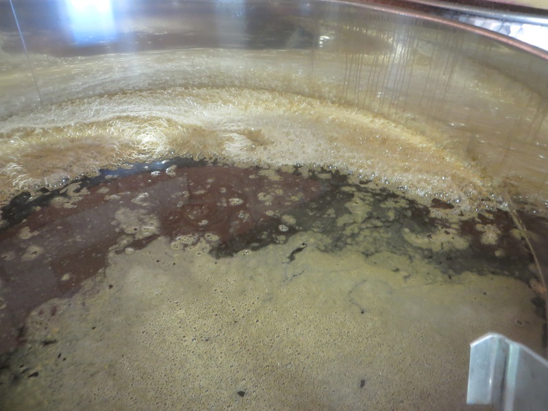 Le travail dans la cuve. La fermentation