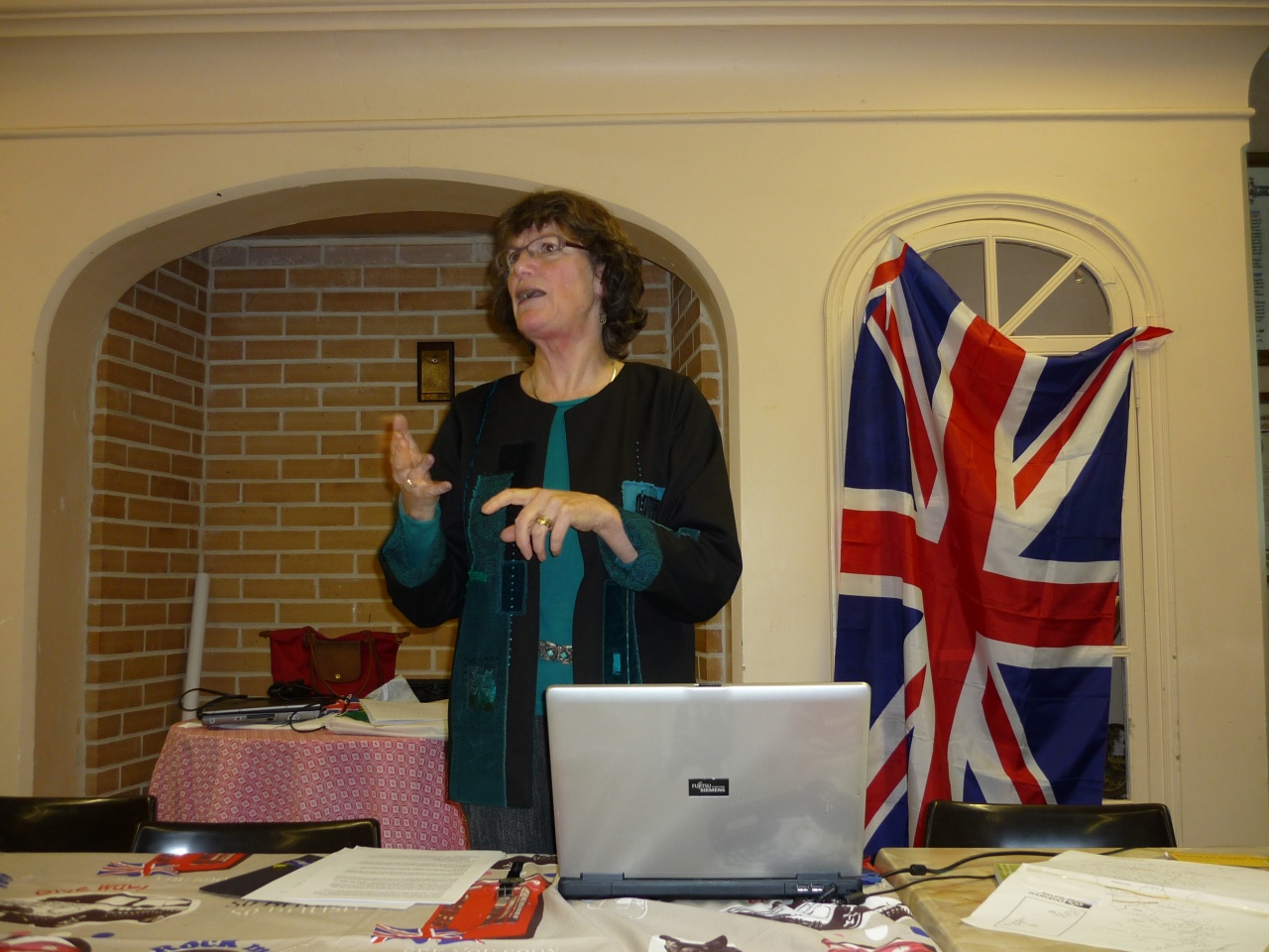 Walking through the clouds and sheep