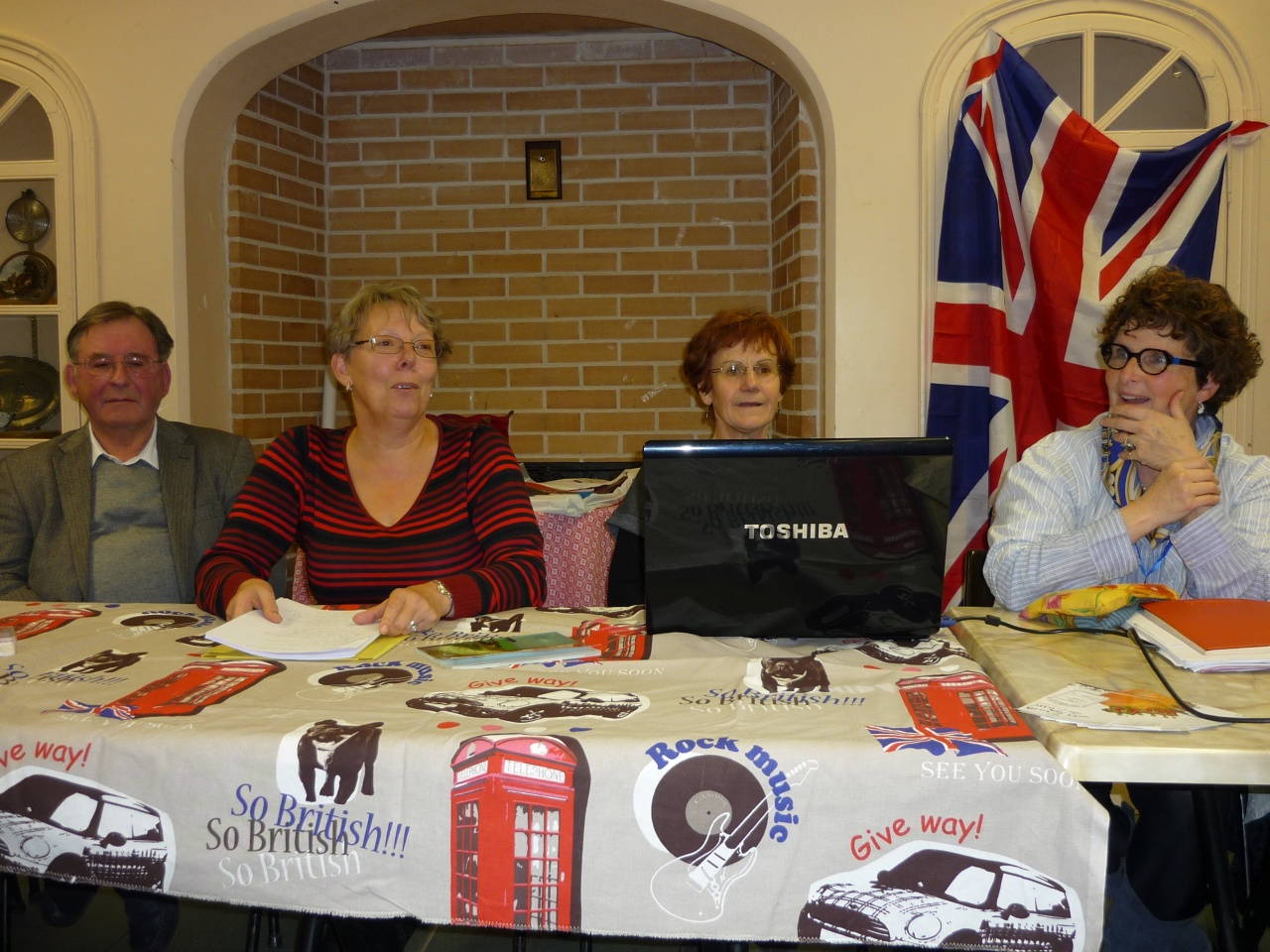 La présidente et la trésorière 