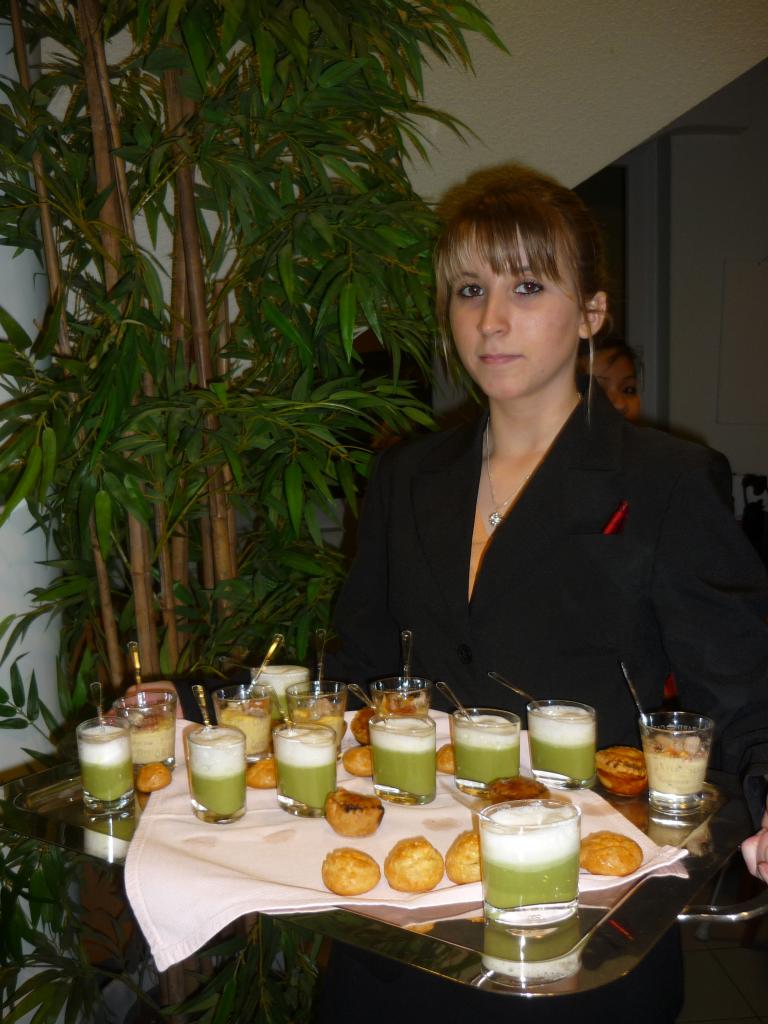 De belles verrines vertes