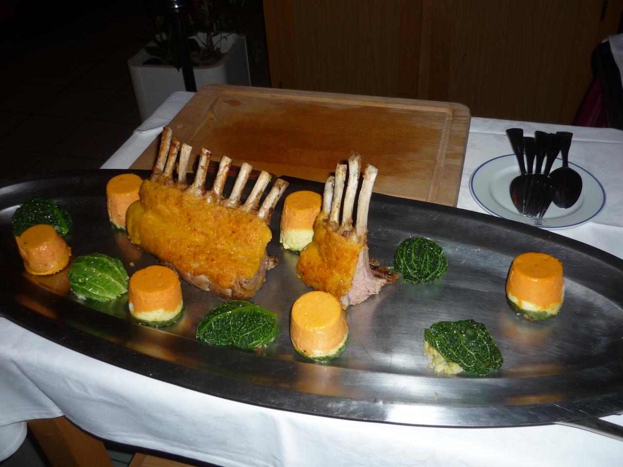 Un beau carré d'agneau