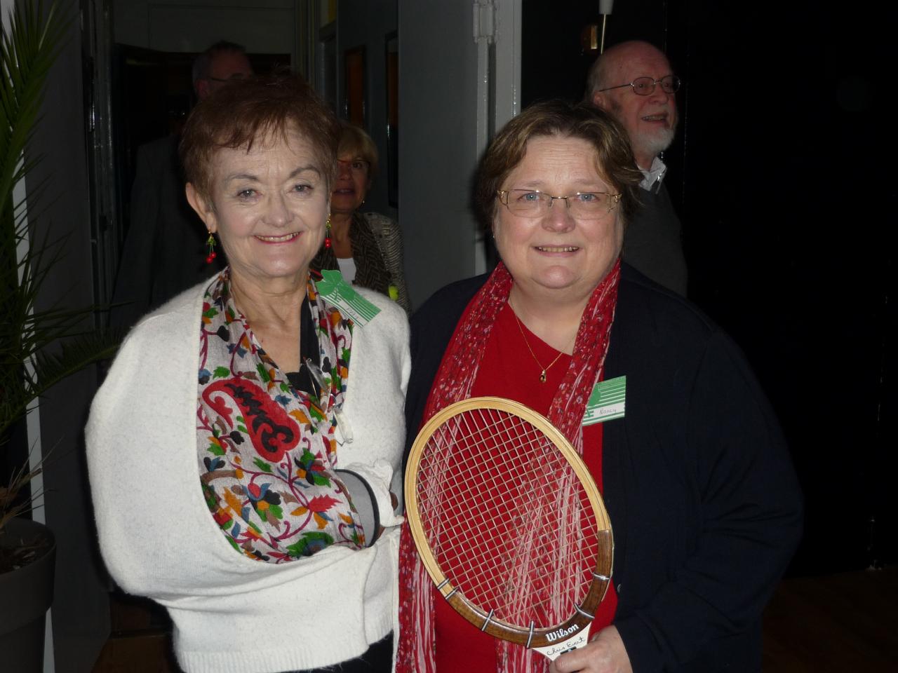 Les teniswomen  malgré un accident de sport 
