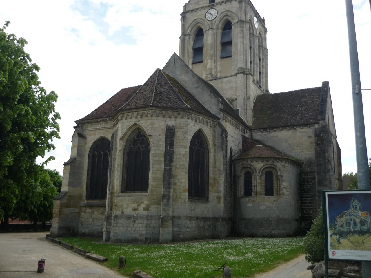 L'église d'Auvers sur Oise