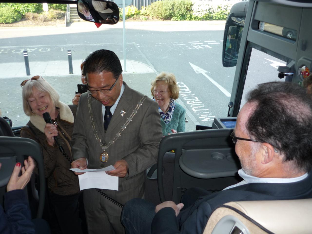 Les adieux et le dernier discours du maire Patrick