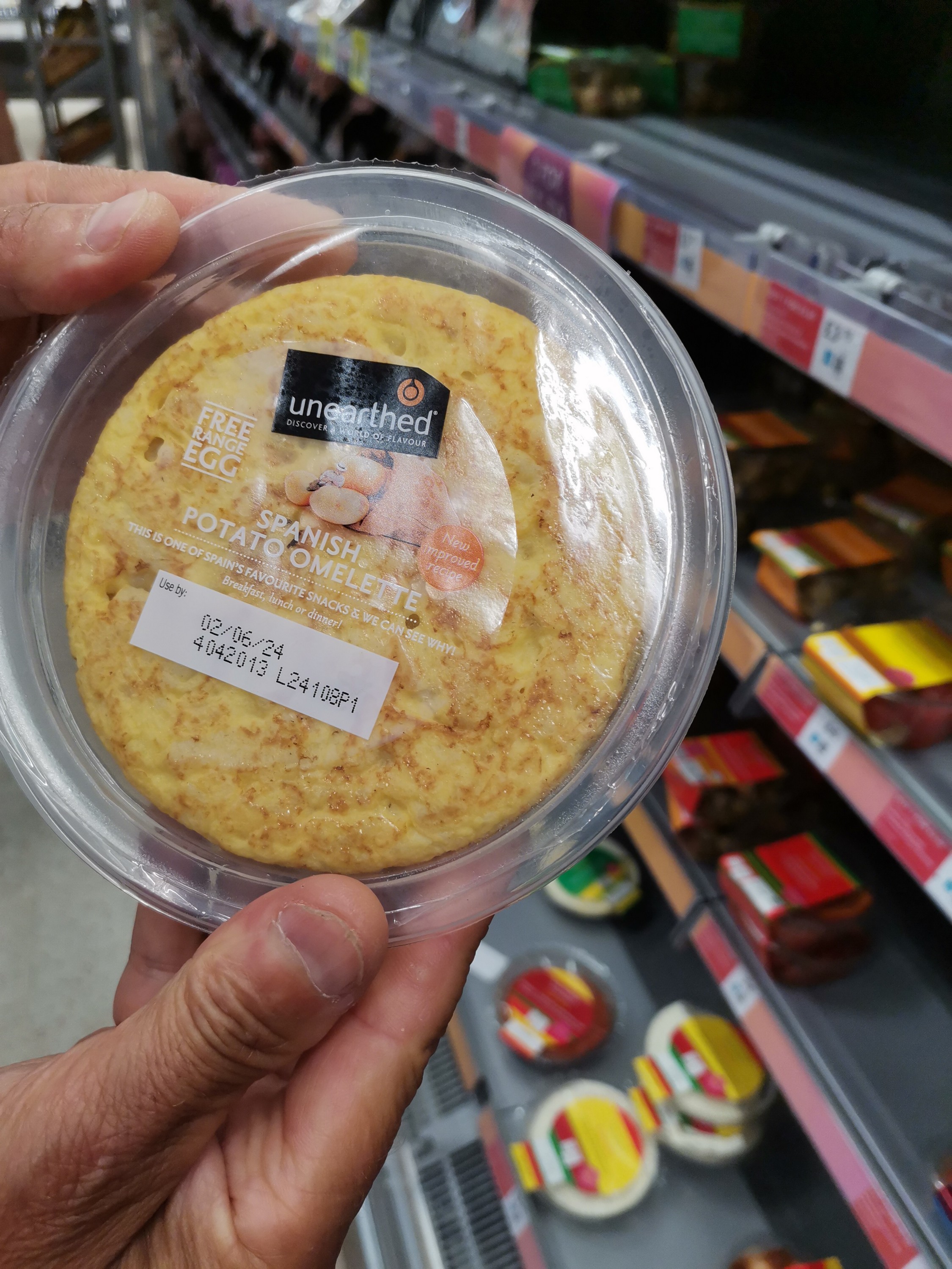 Que trouve t on au supermarche spanish potato omelette